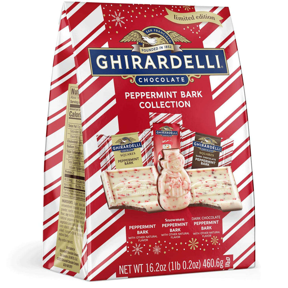 GHIRARDELLI Peppermint Bark Collection, 16.2 Oz Bag Premium Holiday Chocolate Candy Assortment Individually Wrapped