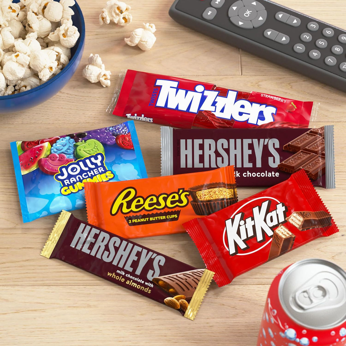 Hershey Assorted Flavored Candy Variety Pack, 31.5 Oz (18 Packs)