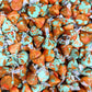 Thanksgiving Candy Foil Wrapped Milk Chocolates 1 Lb - Fall Themed Milk Chocolate Candy - Approx 100 Pieces