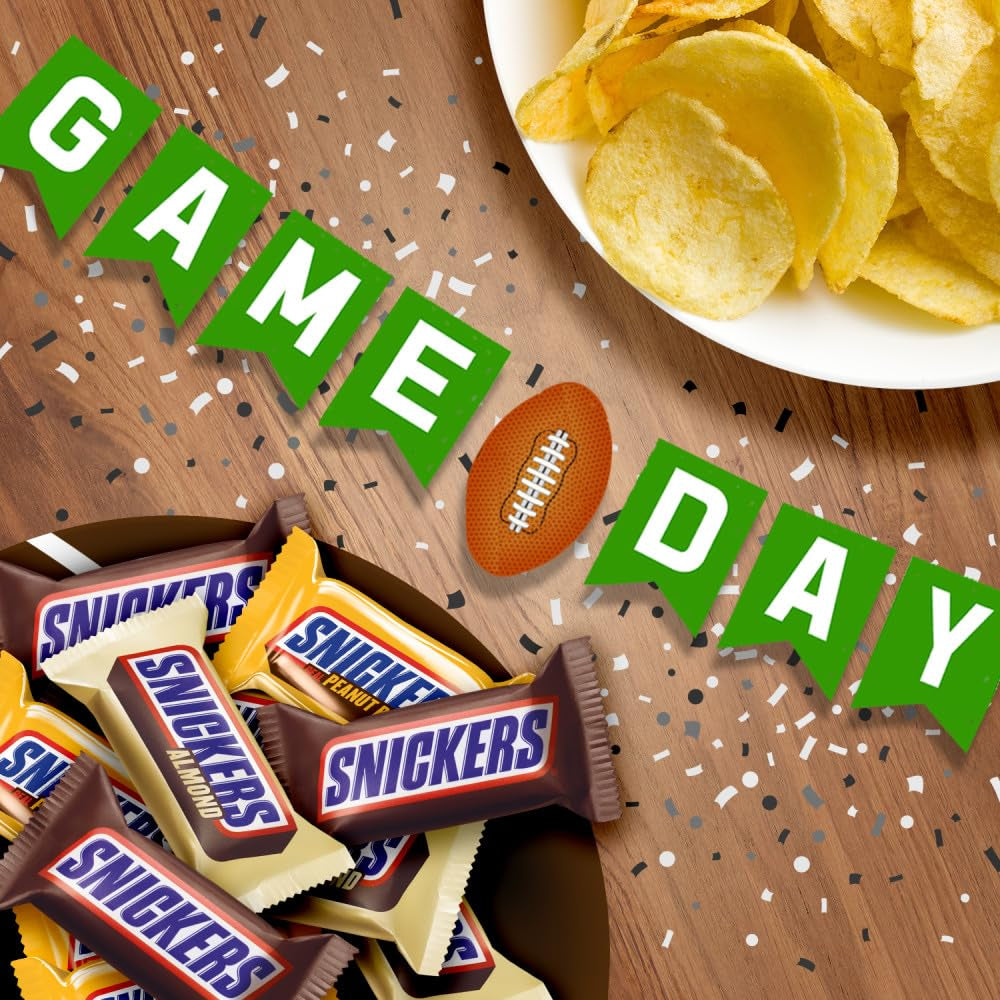SNICKERS Original, Peanut Butter & Almond Bulk Variety Pack Fun Size Chocolate Candy Bar Assortment, 60 Pieces Bag