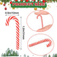 80Pcs Fake Mini Candy Canes for Christmas Crafts