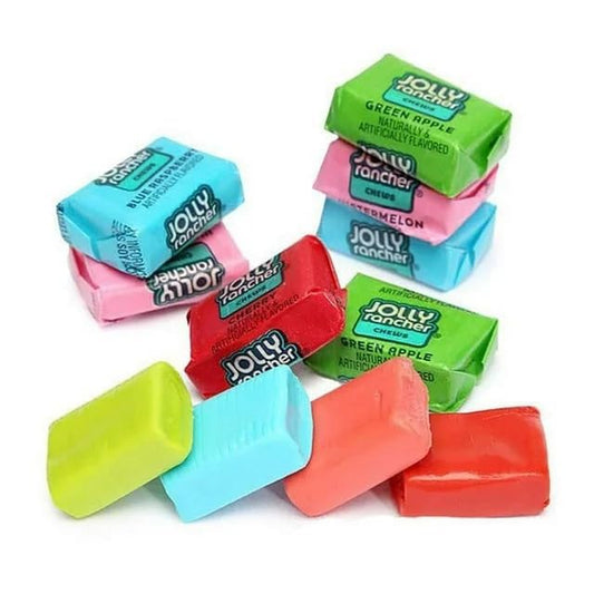 Jollyrancher Chews Bulk Candy - Individually Wrapped Assorted Fruit Flavored - 95 Chewy Fruit Chews