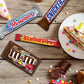 M&M'S, SNICKERS, 3 MUSKETEERS, SKITTLES & STARBURST Variety Pack Full Size Bulk Candy Assortment, 30 Bars