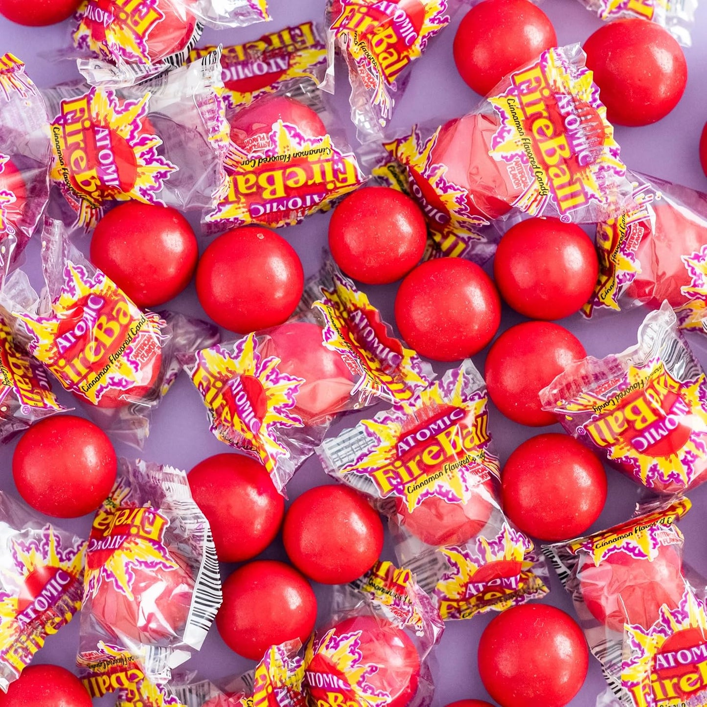 Wonka Atomic Fireball, Candy, Cinnamon Flavor, Individually Wrapped