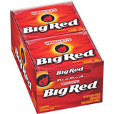 BIG RED WRIGLEY'S Cinnamon Chewing Gum, Bulk Pack, 15 Stick, 10 Pack