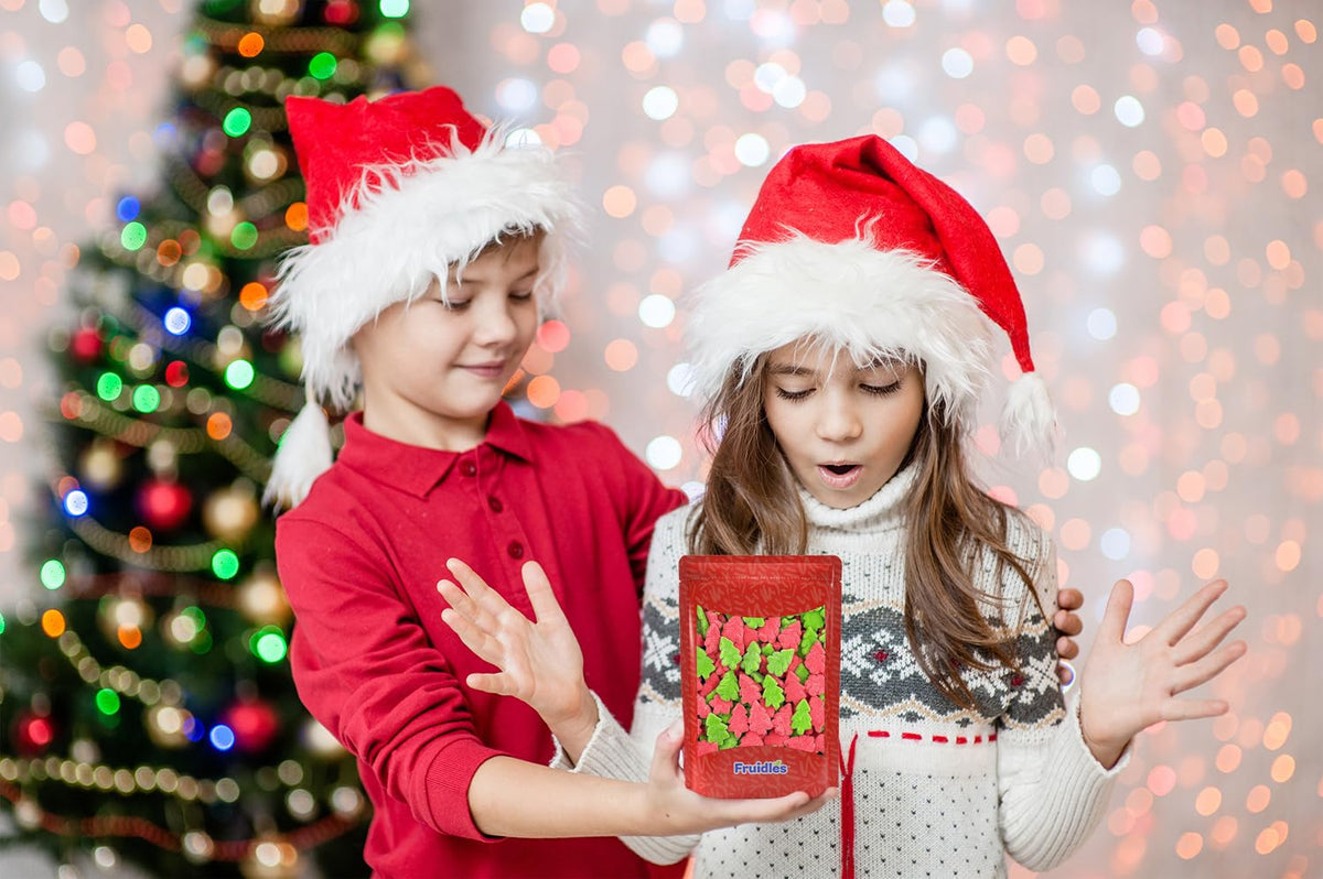 Fruidles Christmas Tree Gummies Candy, Delicious Gummy Candy, Fun and Festive Holiday Snacking (1 Pound)