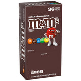 M&M'S Milk Chocolate Candy, Full Size Singles, 1.69 Oz Bag, 36 Pack Bulk 