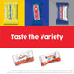 Butterfinger, CRUNCH, Baby Ruth, 100 Grand, Kinder Bueno, Kinder Chocolate, Halloween Candy Fun Size, 130 Minis, 36.9 Oz