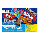 Hershey Assorted Flavored Candy Variety Pack, 31.5 Oz (18 Packs)