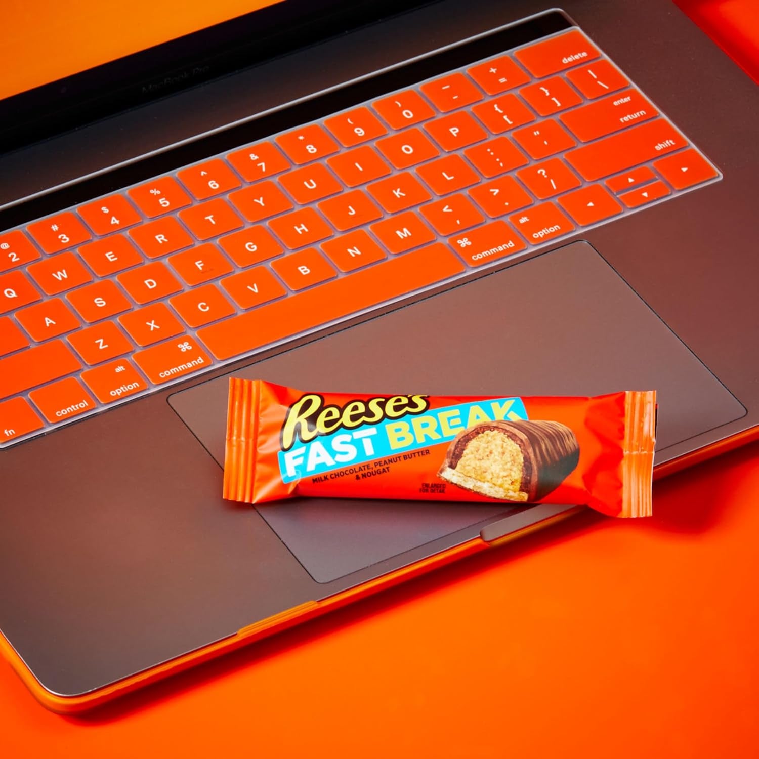 REESE'S FAST BREAK Peanut Butter Nougat Candy Bars, 1.8 Oz (Pack of 18)
