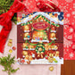 Lindt TEDDY Assorted Chocolate Candy Christmas Advent Calendar, 4.5 Oz. Box