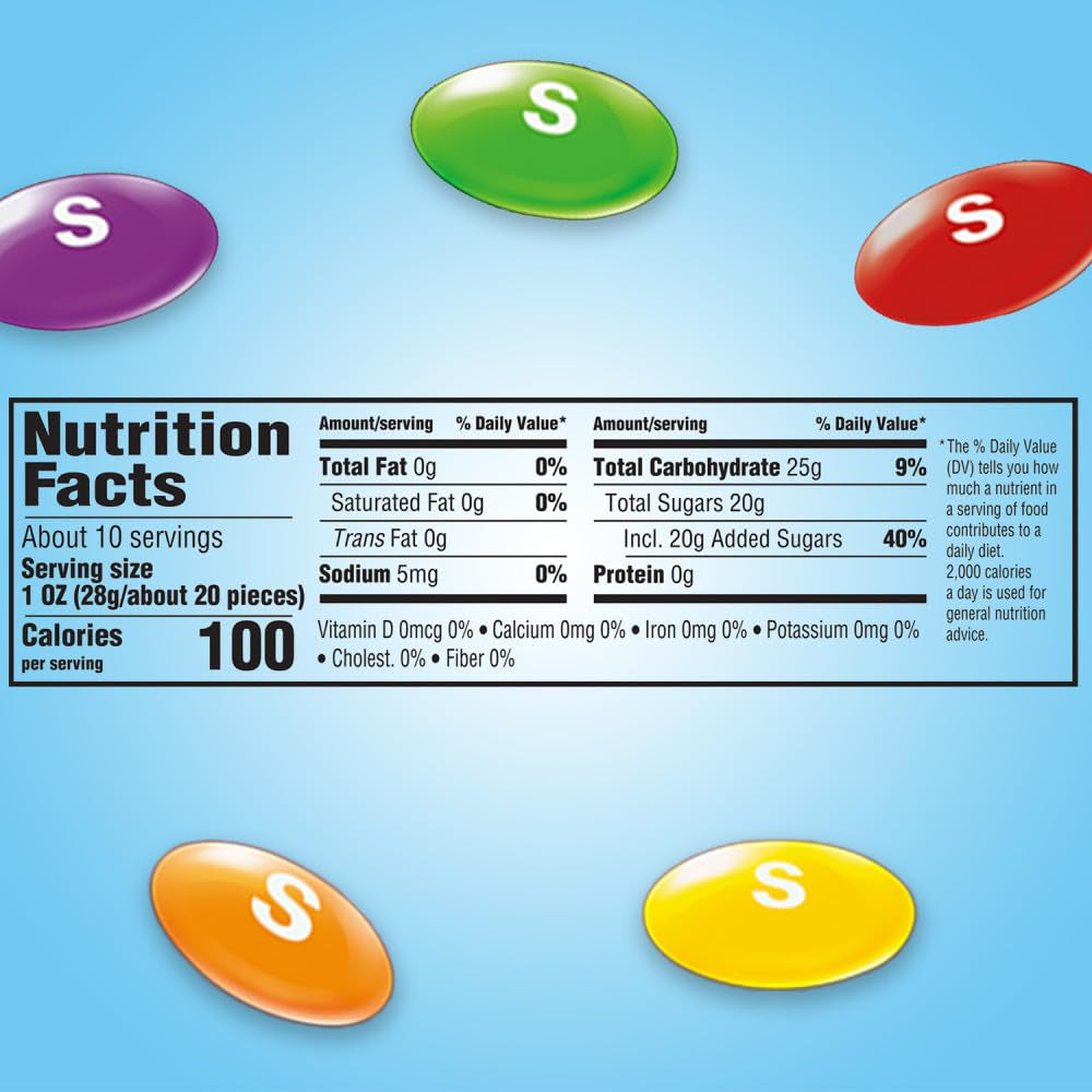 Skittles, Original Flavor Jellybeans Easter Seasonal Candy, 10 Oz