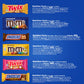 M&M'S Peanut, M&M'S Caramel, SNICKERS Original, SNICKERS Peanut Butter, TWIX Original and TWIX Salted Caramel Full Size 18 Ct Box