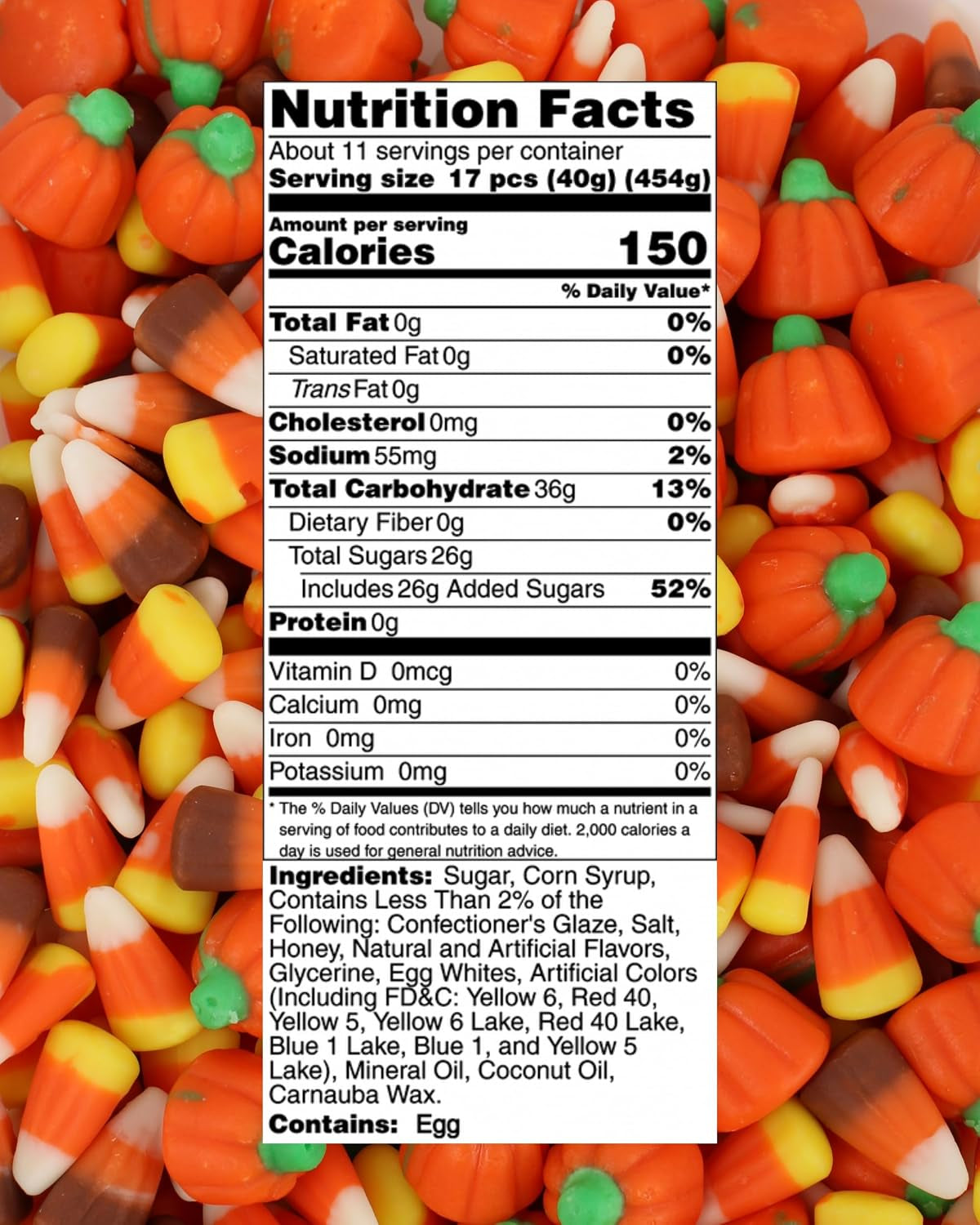 Autumn Mix Candy Corn with Pumpkins, Bulk Mellowcreme, 1 Lb