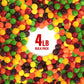 Chewyskittles Bulk Candy 4 Lb Bag, Original Fruity Candy for Parties 