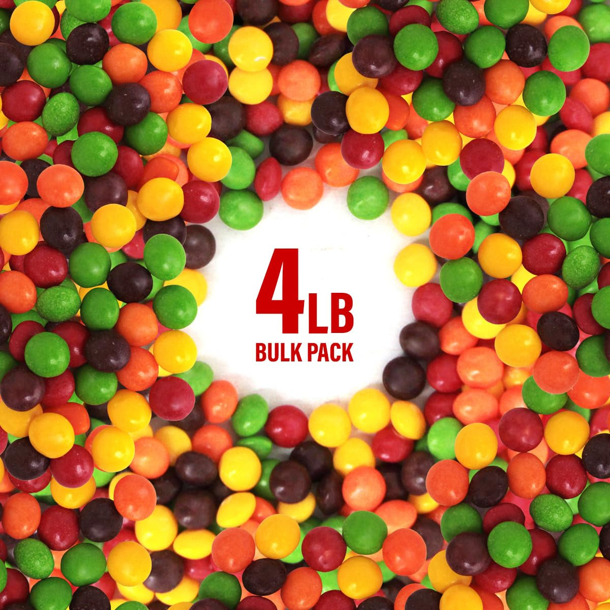 Chewyskittles Bulk Candy 4 Lb Bag, Original Fruity Candy for Parties 