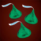 HERSHEY'S KISSES Milk Chocolate Candy Bulk Bag, Green Foils, 60 Oz