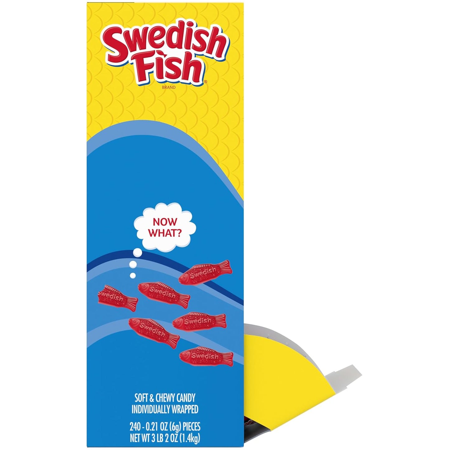 SWEDISH FISH Individually Wrapped Soft & Chewy Gummy Candy, Bulk Candy, 240 Count Box