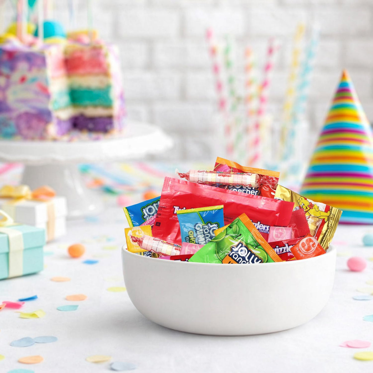 Bulk Candy Variety Pack - 3 Lb Large Assorted Individually Wrapped Party Candies Mix