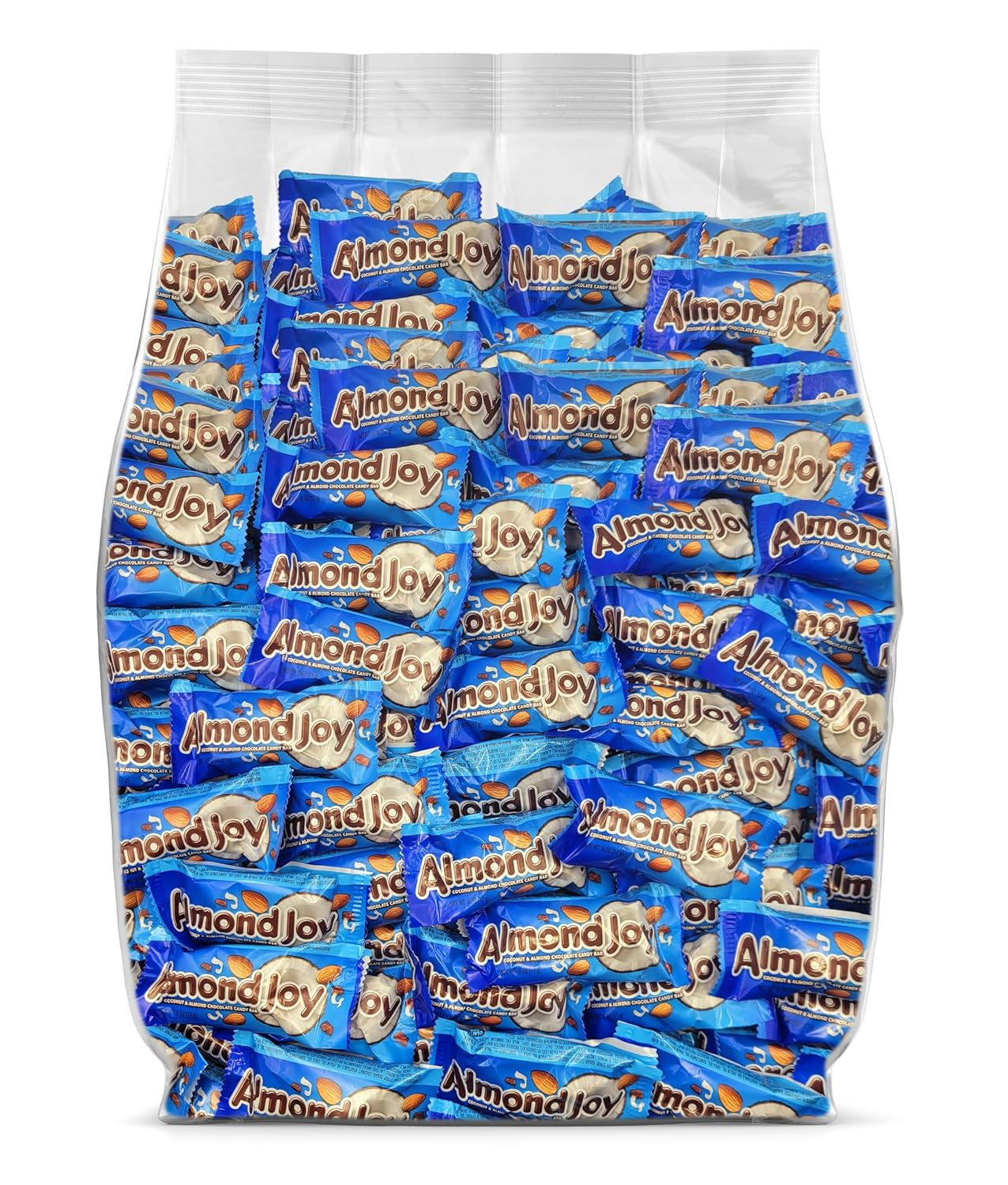 Almondjoy Candy Bars Bulk Fun Size Candy – 50 Snack Size Almondjoys Chocolate Candy Individually Wrapped – 2 Pounds