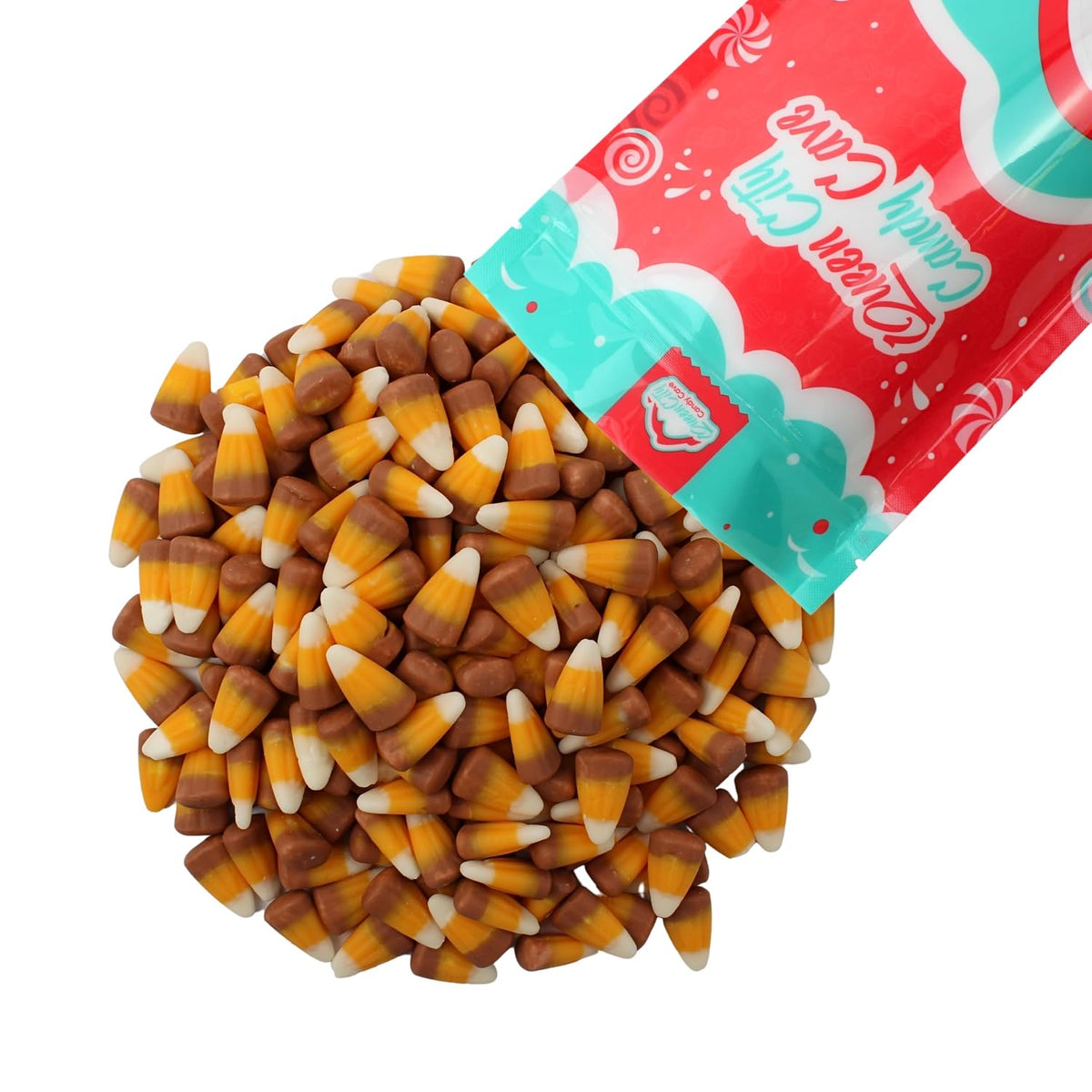 Caramel Flavored Candy Corn, Fall Harvest Autumn Mix Bulk Bag, 1 Lb