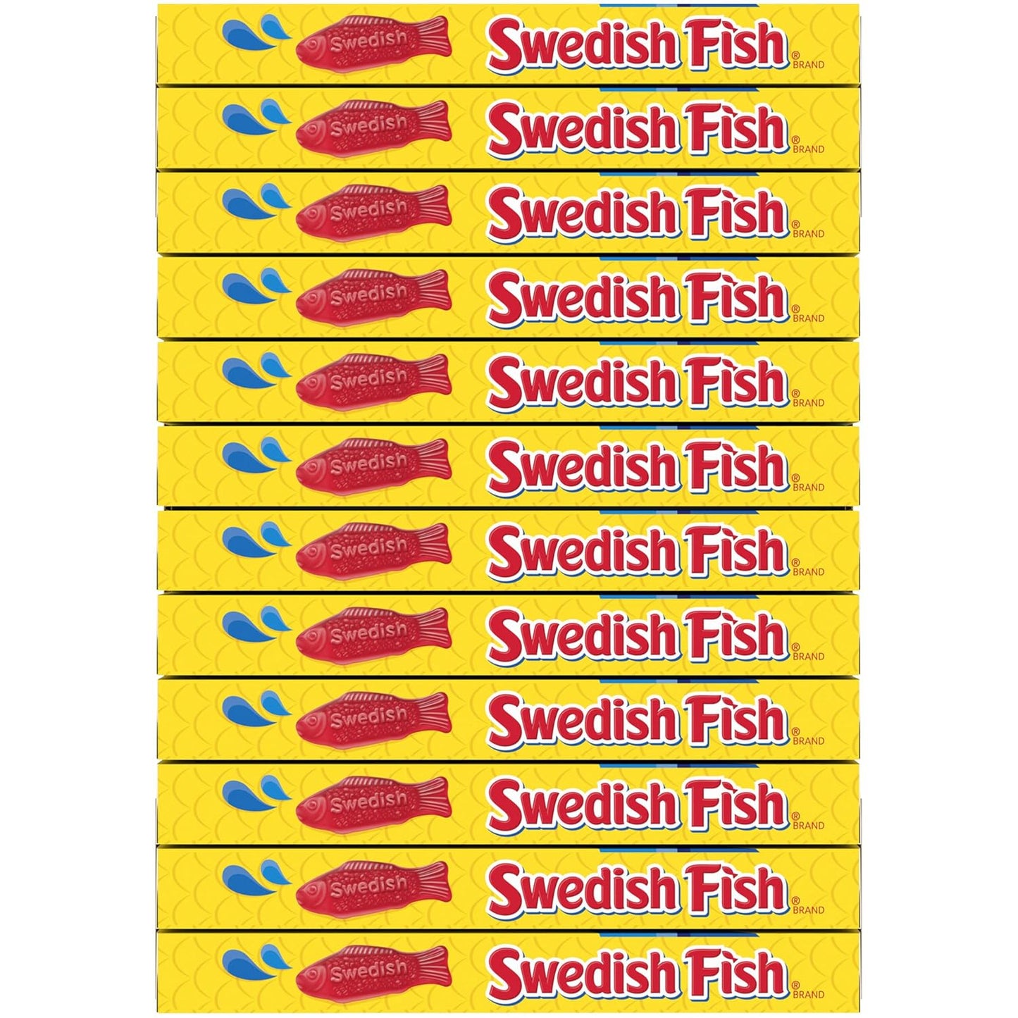 SWEDISH FISH Soft & Chewy Candy, Easter Candy, 12 - 3.1 Oz Boxes