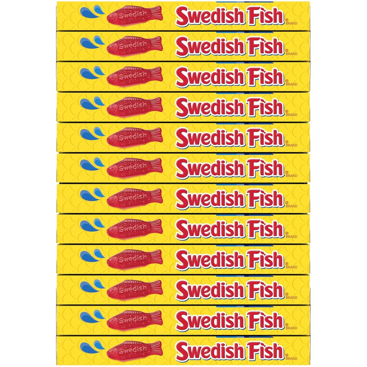 SWEDISH FISH Soft & Chewy Candy, Easter Candy, 12 - 3.1 Oz Boxes