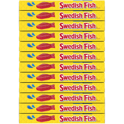 SWEDISH FISH Soft & Chewy Candy, Easter Candy, 12 - 3.1 Oz Boxes