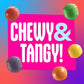 Sweetarts Mini Chewy Candy, Mixed Fruit Flavors (Cherry, Grape, Lemon, Apple & Orange), Sweet & Tart Chewy Candy, 12 Oz Bag
