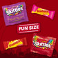 Skittles, Starburst Fun Size Chewy Candy Assorted Variety, Individually Wrapped, 32.28 Ounces