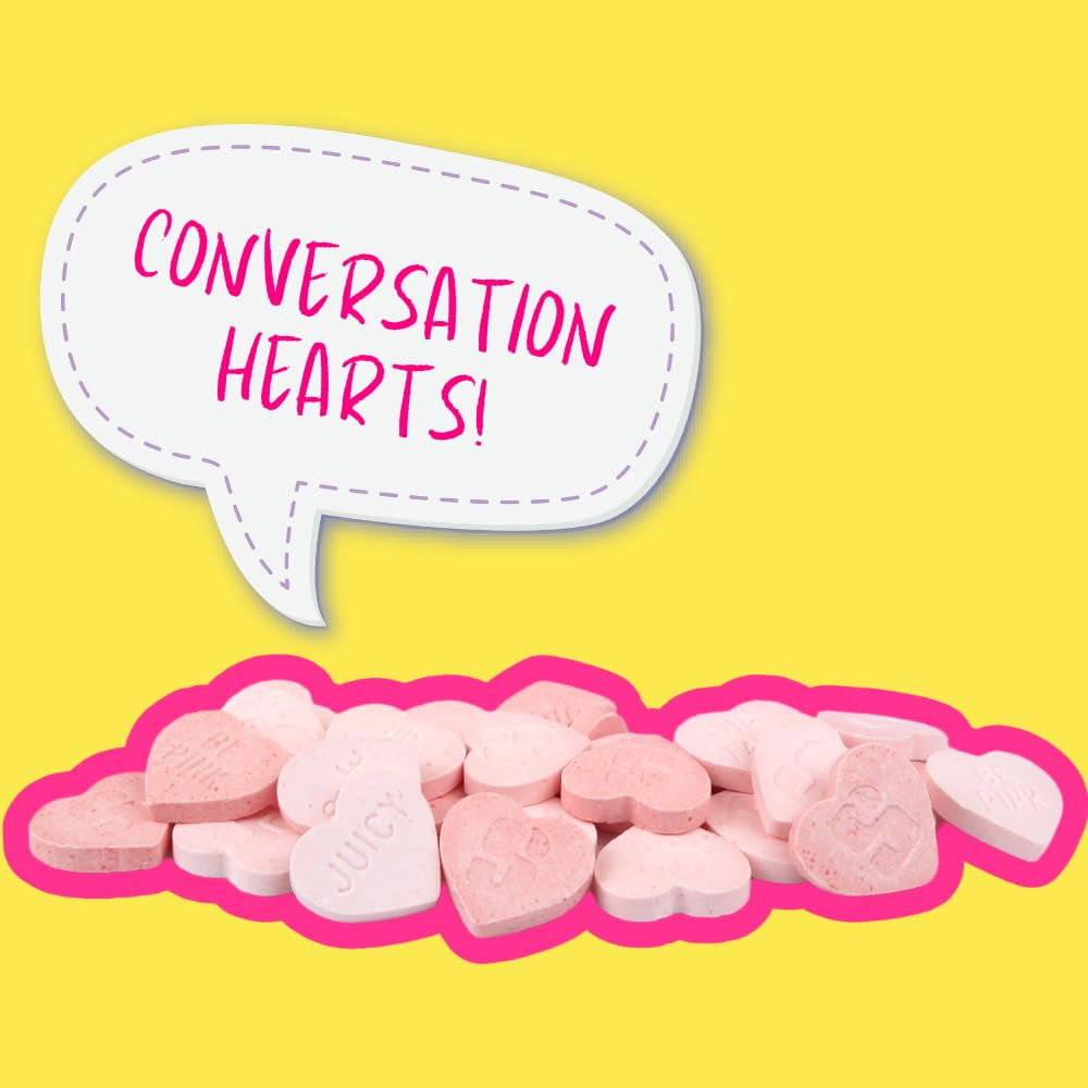Starbursts Conversation Hearts, Classic Valentine's Day Candy (Pack of 4)