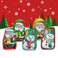 Christmas Candy Milk Chocolate Santa Helpers 12 Oz Bag - Individually Wrapped Holiday Novelty Mini Santas Chocolate Candies Treats for Stocking Stuffers, Bowls, Parties & Gift Bags