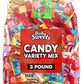 Bulk Candy Variety Pack - 3 Lb Large Assorted Individually Wrapped Party Candies Mix