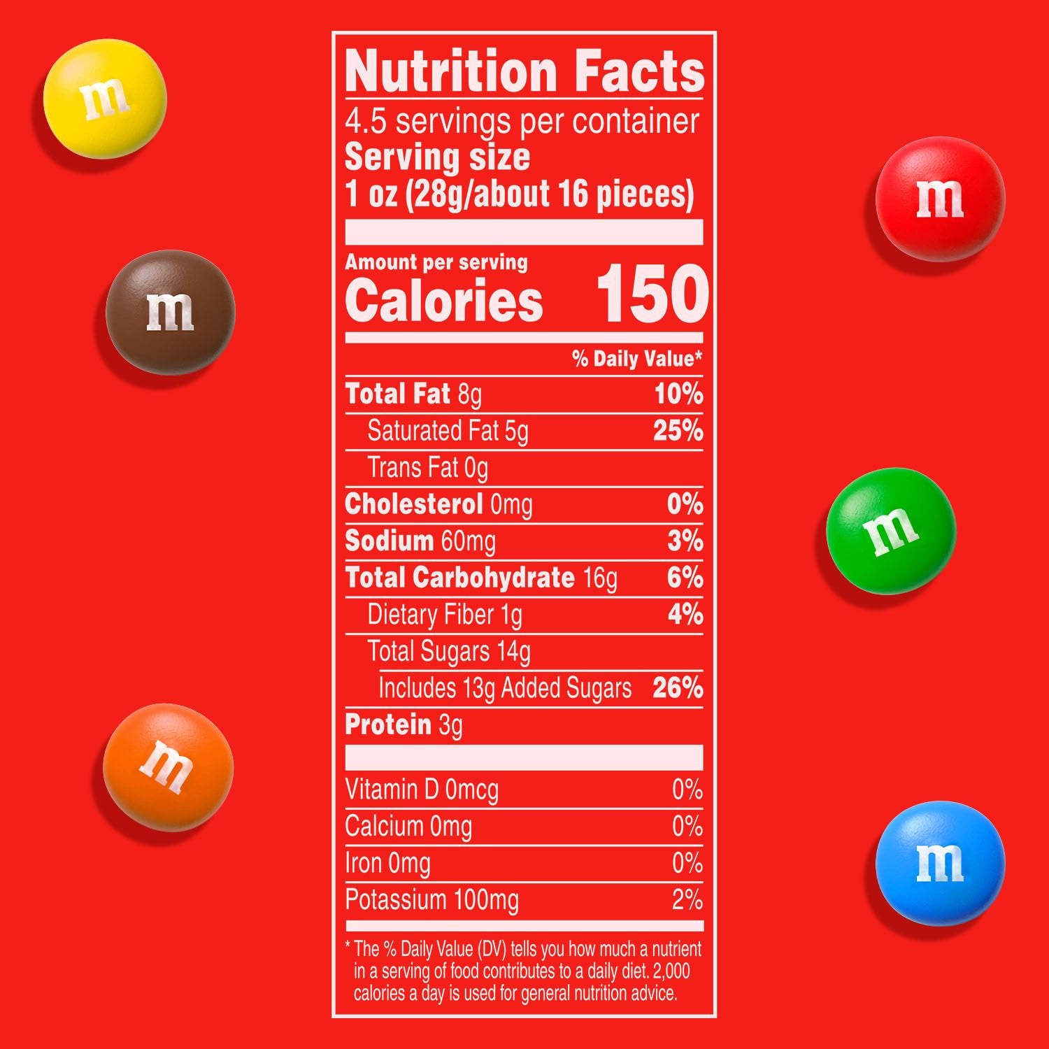 M&M'S Milk Chocolate Peanut Butter Candy, Grab N Go 4.5 Oz Bag 