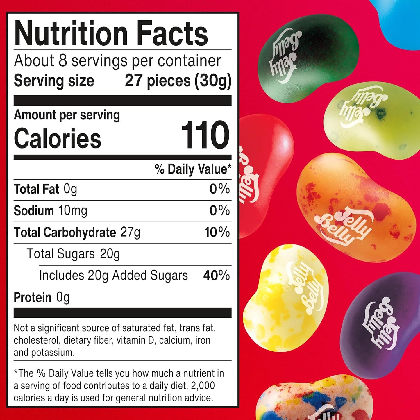 Jelly Belly Signature 20 Collection Jelly Beans - 8 Oz Pouch Bag