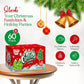 60 Pack Christmas Lollipops - Individually Wrapped Christmas Holiday Themed Hat and Tree Lollipops