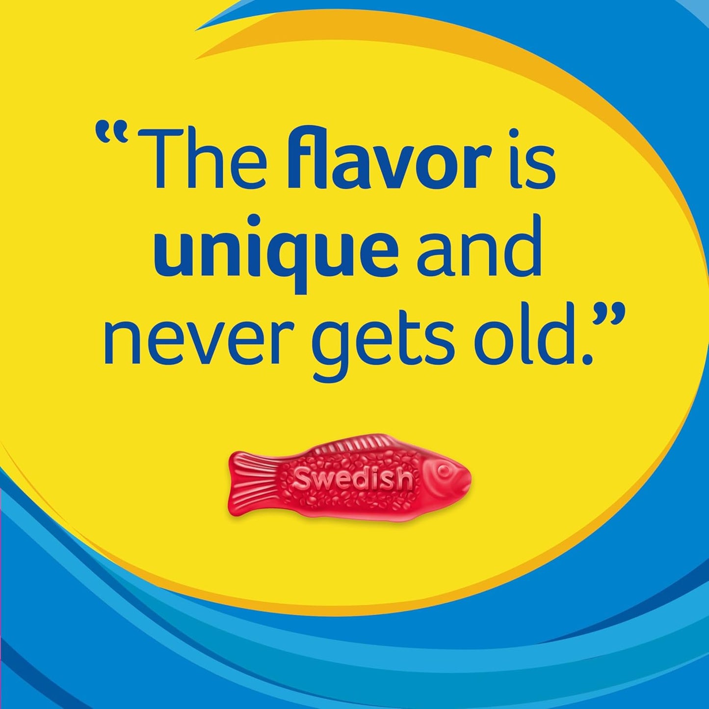 SWEDISH FISH Soft & Chewy Gummy Candy, Bulk Candy, 5 Lb