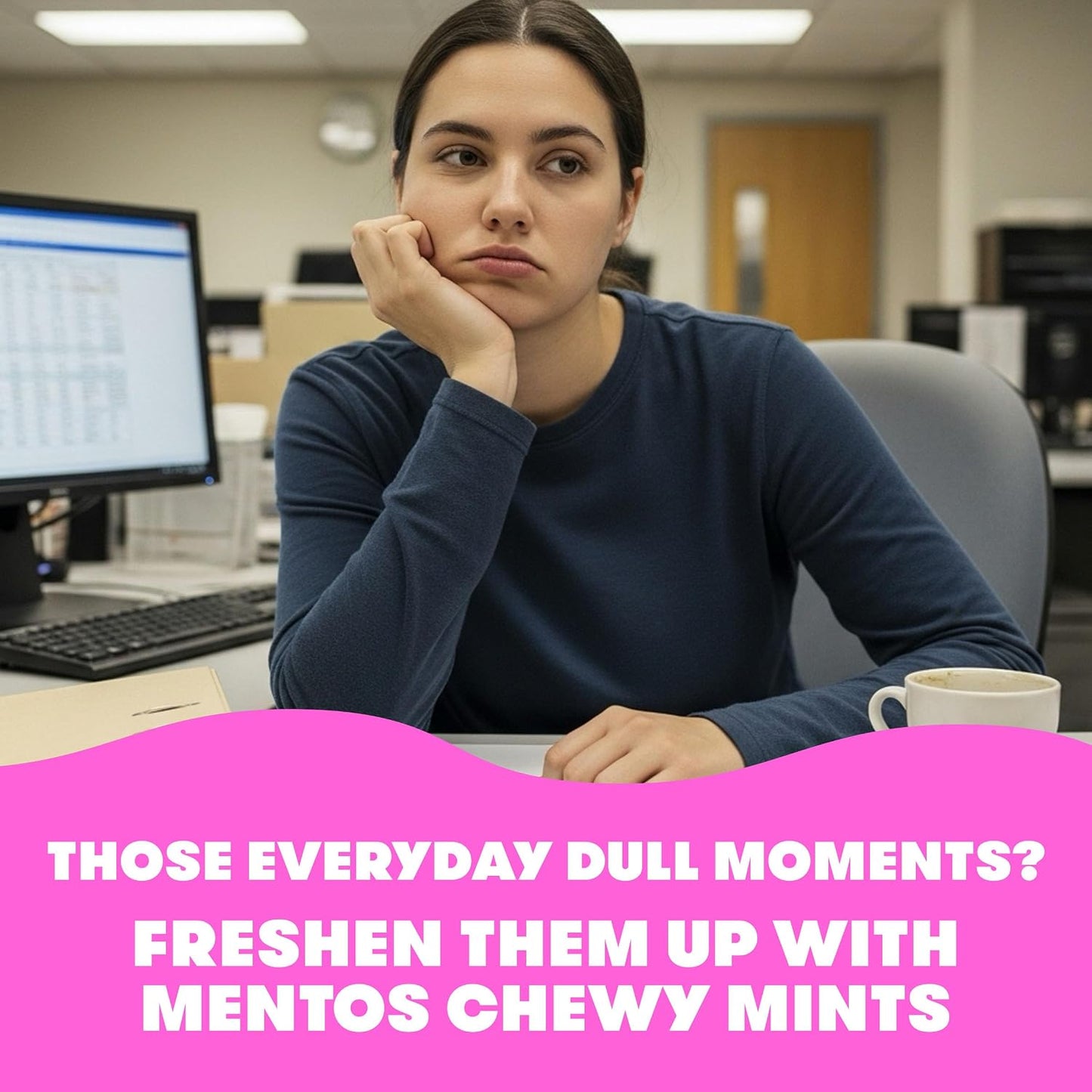 Mentos Chewy Mint Candy Roll, Fruit, 14 Pieces per Roll, 15 Count Pack