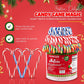 Christmas Candy Canes Assorted Flavors, Tutti Frutti, Blue & White Peppermint Sticks, Red Cherry Mix – 100 Count