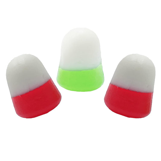 Fruidles Christmas Juju Jelly Drops, Delicious Gummy Candy, Gluten-Free, Fun and Festive Holiday Snacking (1 Pound)