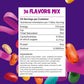 The Jelly Bean Planet, Gourmet Jelly Beans Bulk 25 Oz Jar - 36 Natural Fruit Flavors