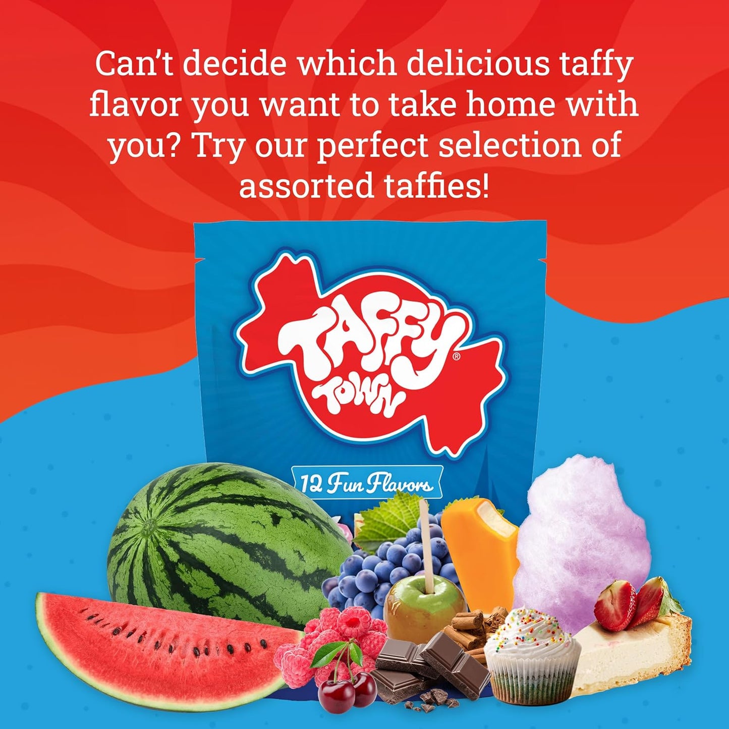 Taffy Town Pouch 12 Oz (1, Assorted)