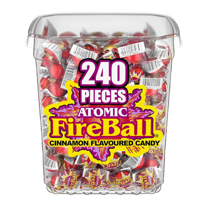 Wonka Atomic Fireball, Candy, Cinnamon Flavor, Individually Wrapped