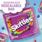 SKITTLES Wild Berry Chewy Candy Share Size Movie Night Party Favor Candy Snack, 15.6 Oz Resealable Bag