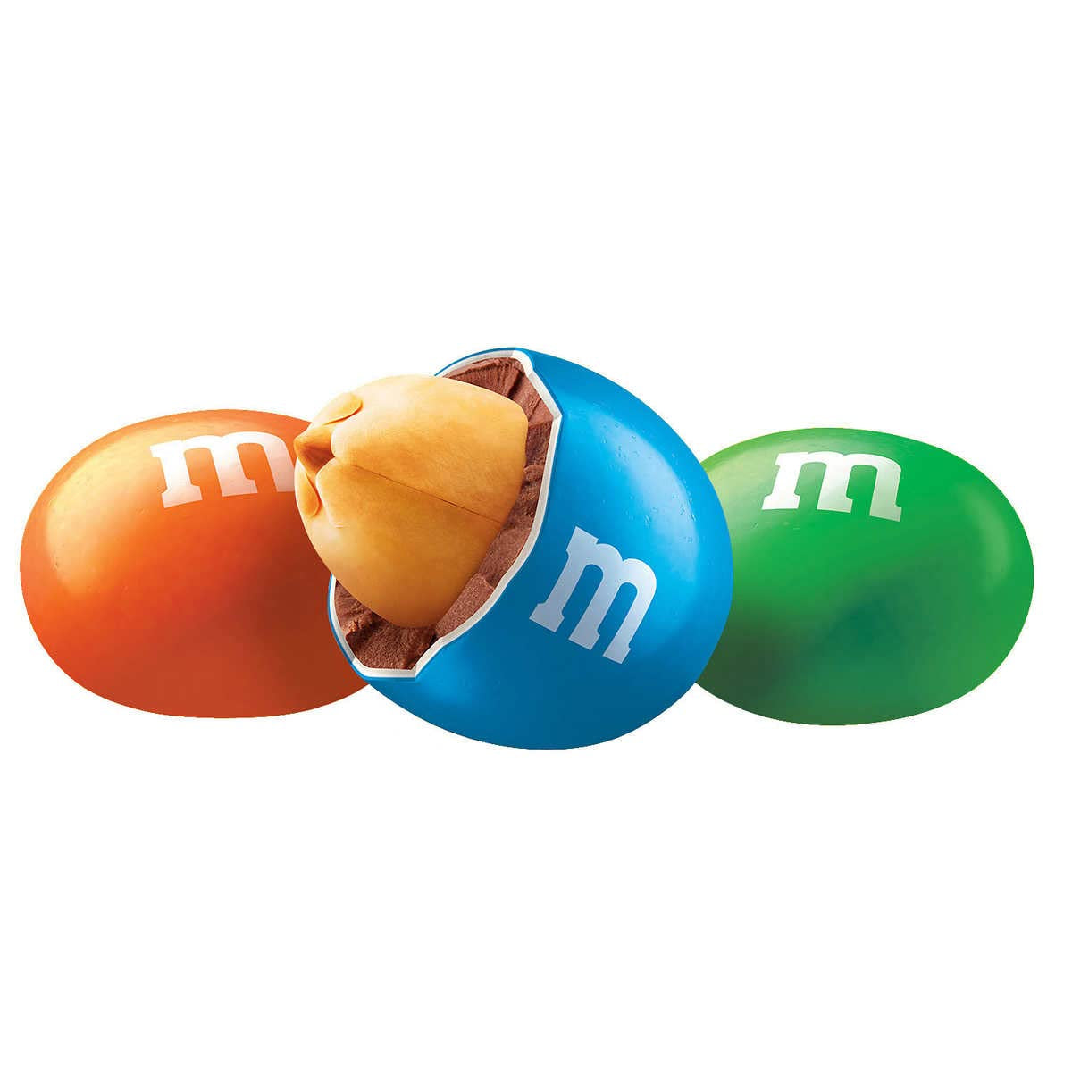 M&M’S Peanut Candy Jars, Assorted Chocolate Candies, Party Size Bulk, 46 Oz (Pack of 2)