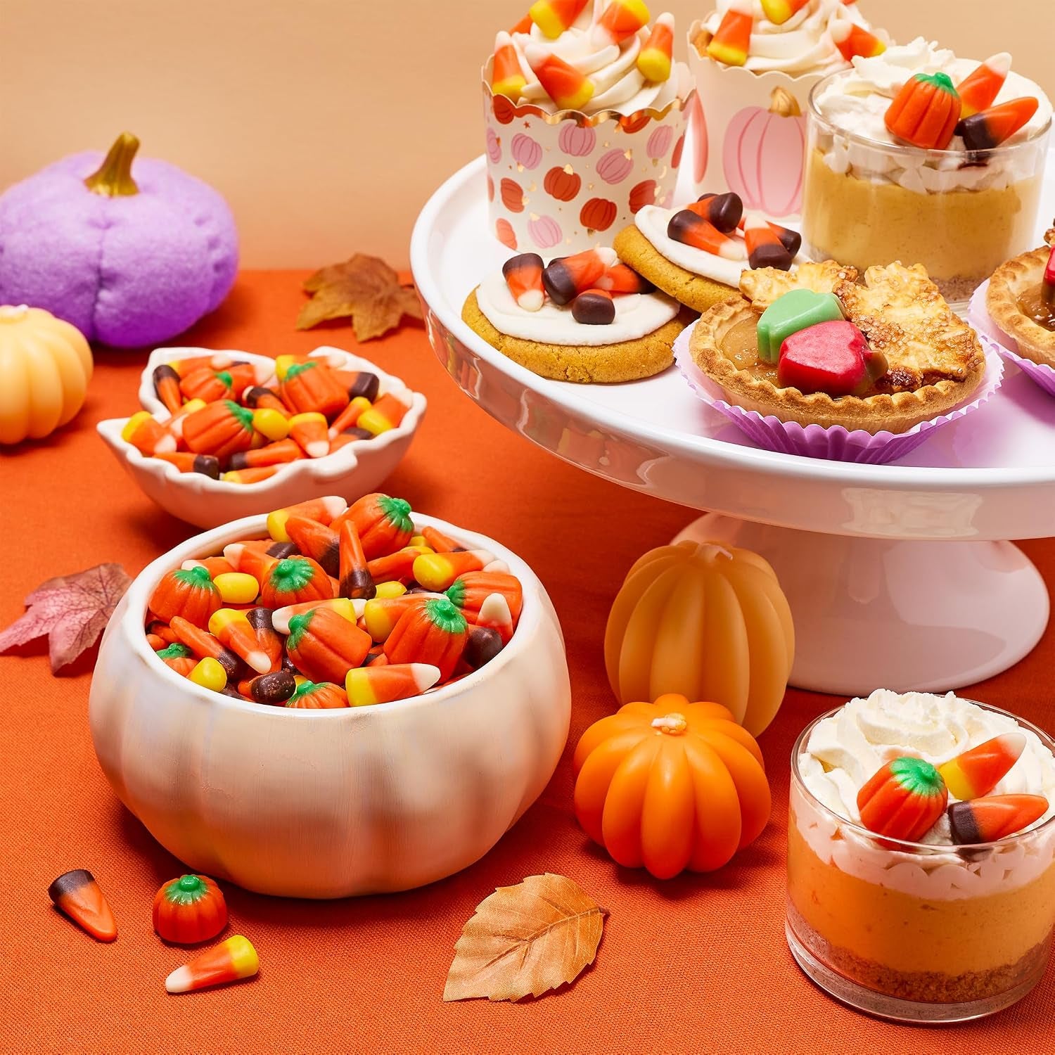Brach's Mellowcreme Autumn Mix Candy, Halloween Candy, Fall Treats, 2Lb Bag
