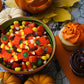Bulk Autumn Mix Candy 4 Pound Bag - Assorted Fall Flavors, Classic & Harvest Candy Corn, Pumpkin Shaped Halloween Candies