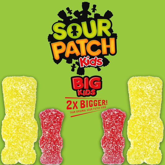 Sour Patch Kids, Big Kids Soft and Chewy Gummy Candy, Share Size, 12 Ounce