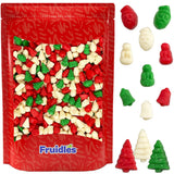 Fruidles Christmas Mello Cremes Gummi Bears Candy Sweet Confection Candies, Traditional Old Fashioned, Vegan, Gluten-Free (2 Pounds)