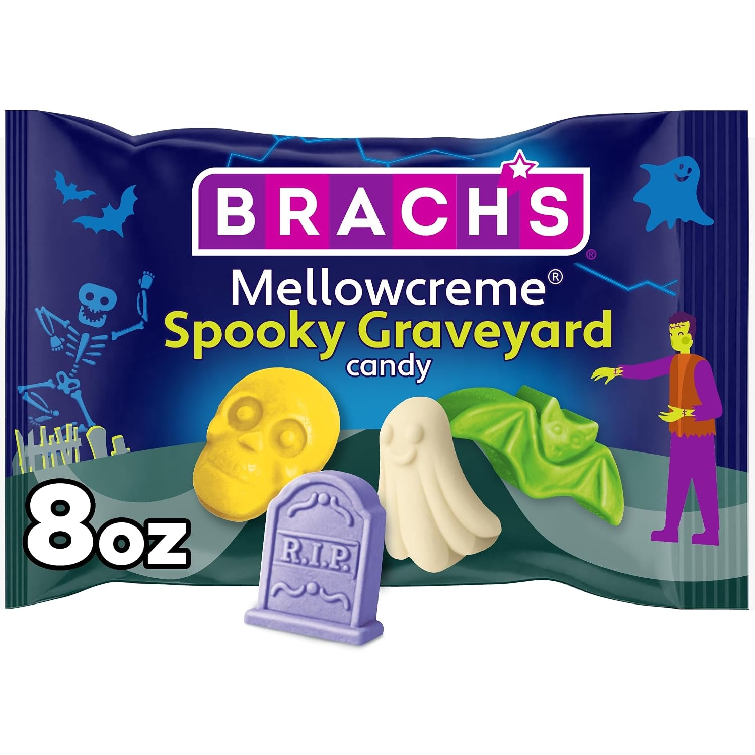 Brach's Halloween Spooky Graveyard Mellowcreme 8 Oz